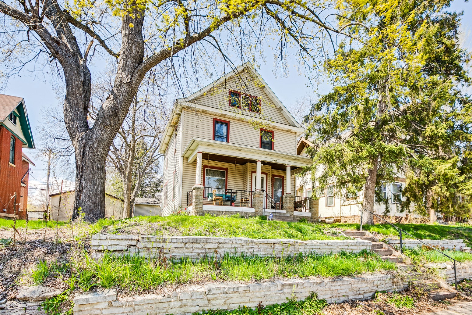 Exterior of a welcoming two-story home